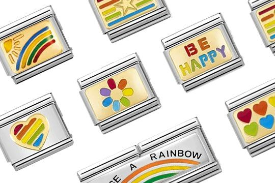 Rainbow on sale nomination charm