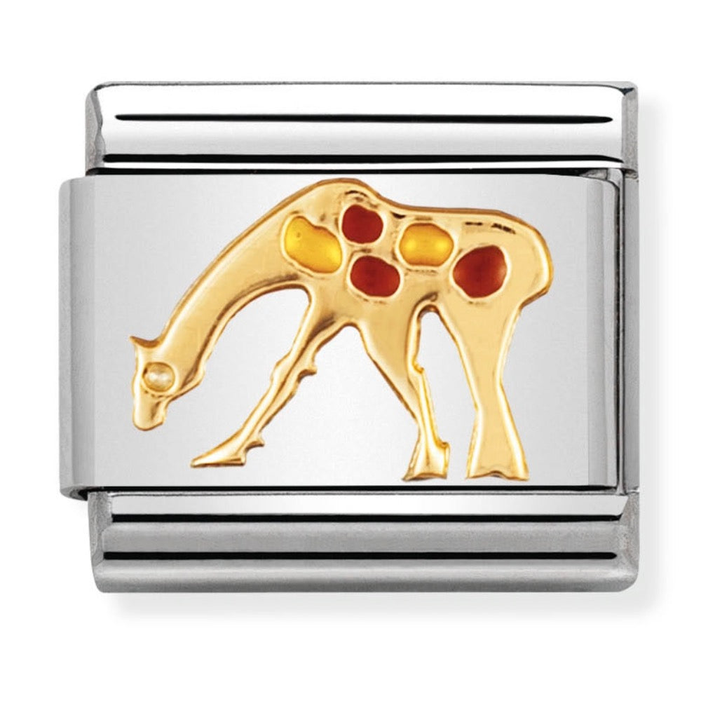 Classic Gold  Enamel Giraffe