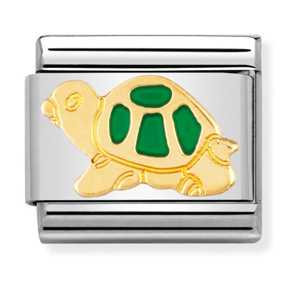 Classic Gold  Green Turtle