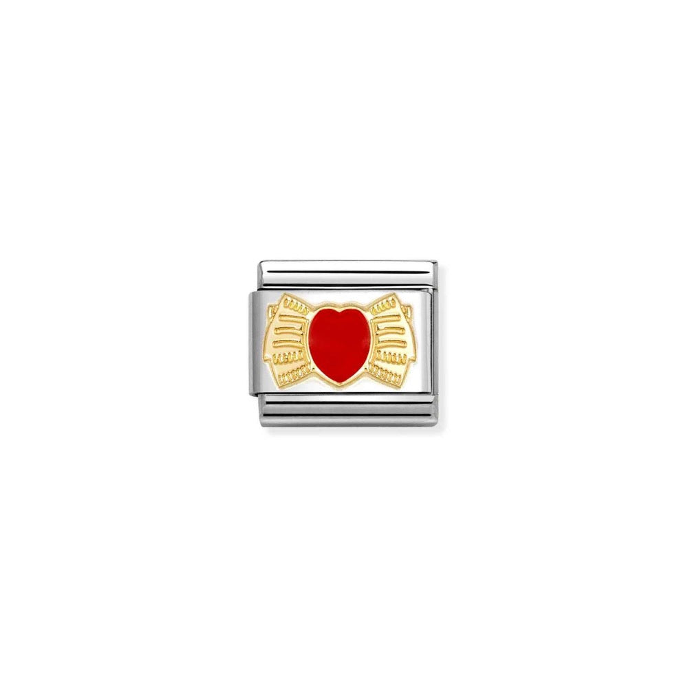 Classic Gold  Enamel Heart