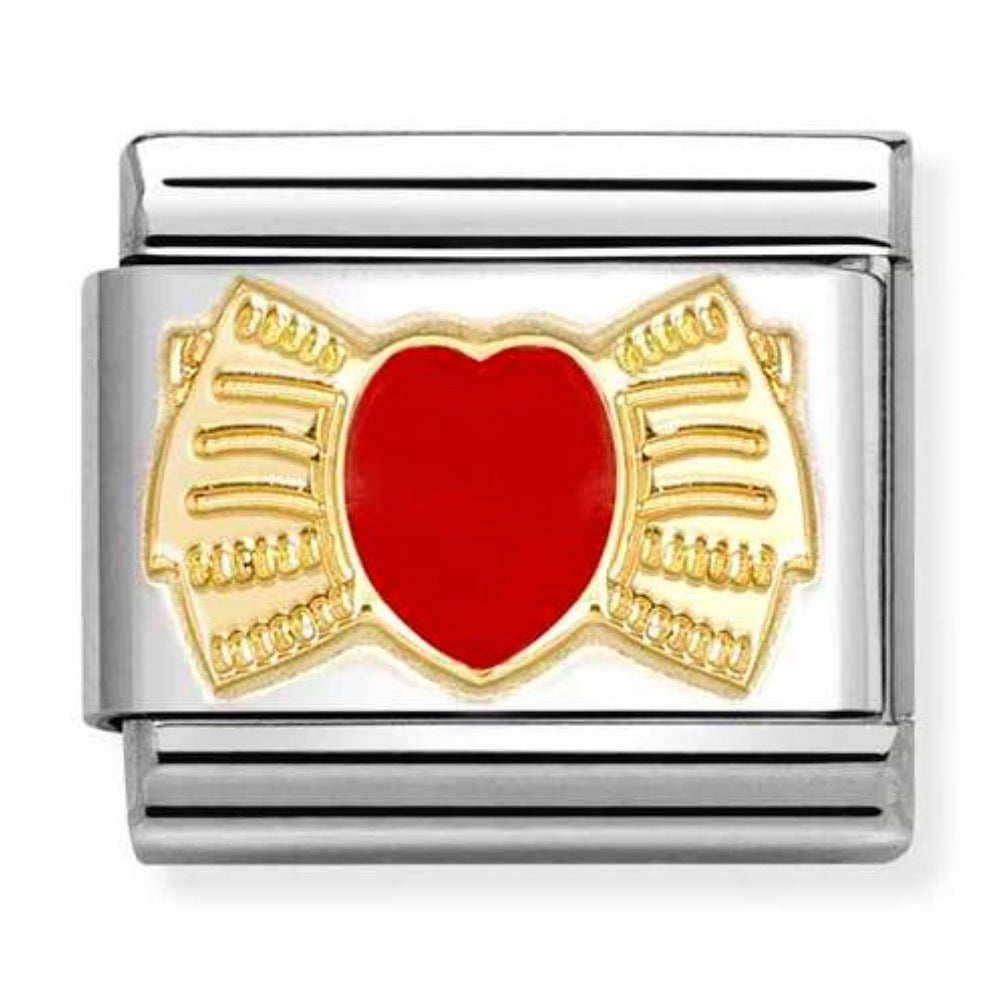 Classic Gold  Enamel Heart