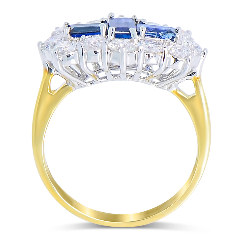 18ct Gold Sapphire & Diamond Ring N.V. £8000