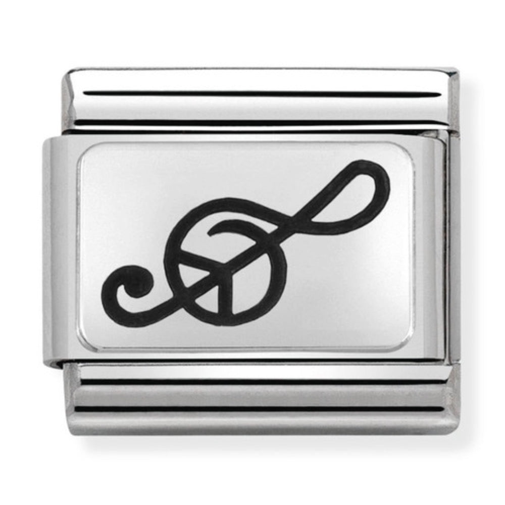 Silvershine Treble Clef Charm