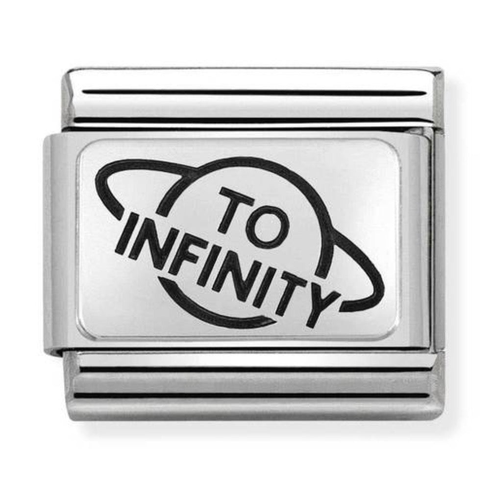 Silvershine To infinity Charm