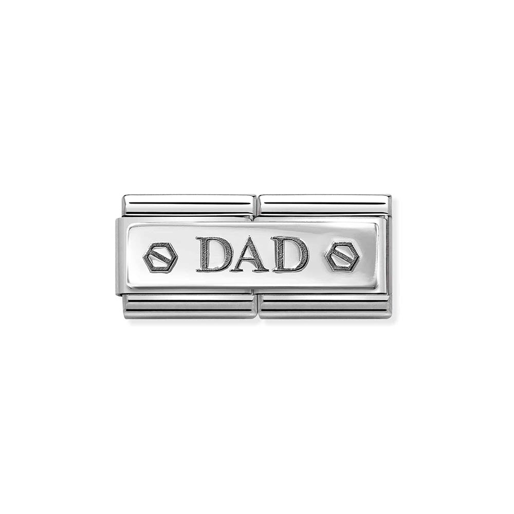 Silvershine Double Dad Charm