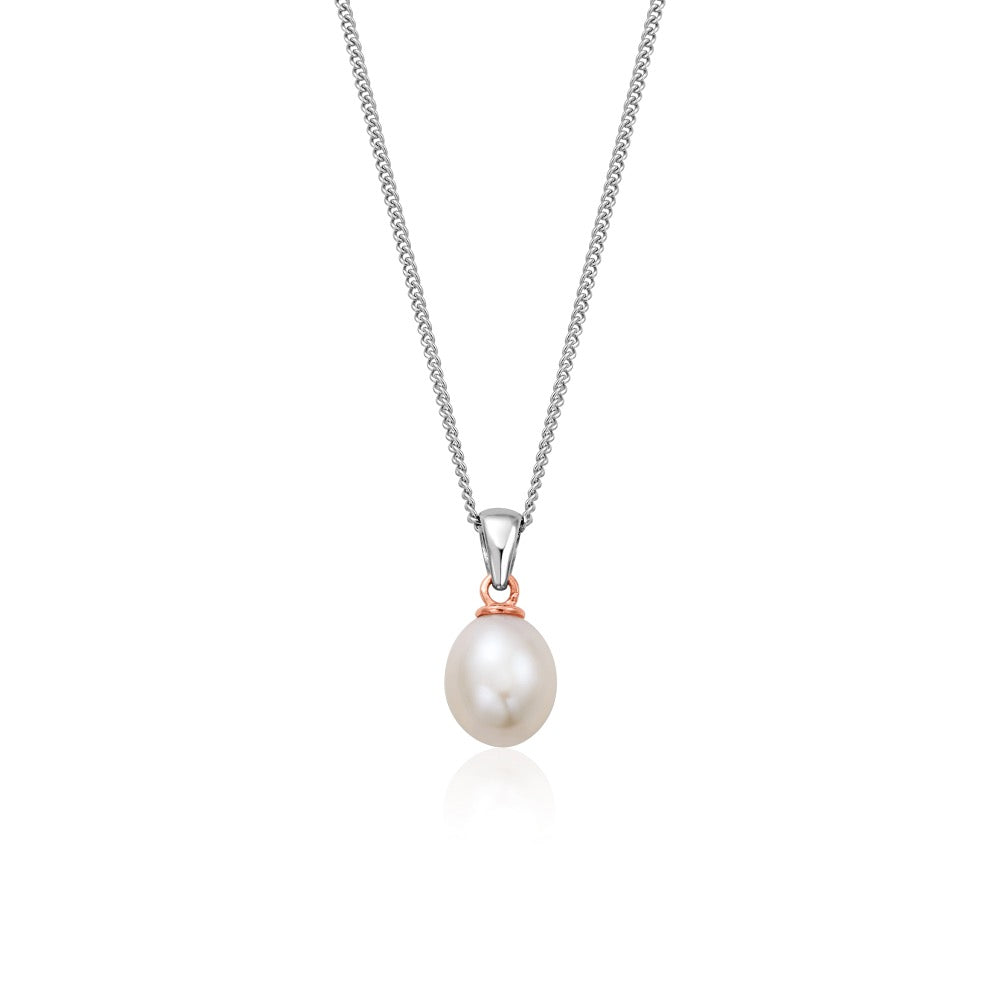 Beachcomber Silver and Pearl Pendant