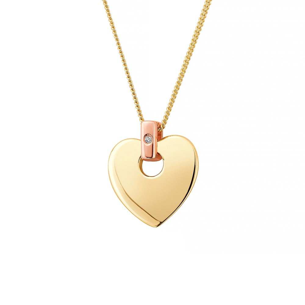 Cariad Gold Pendant