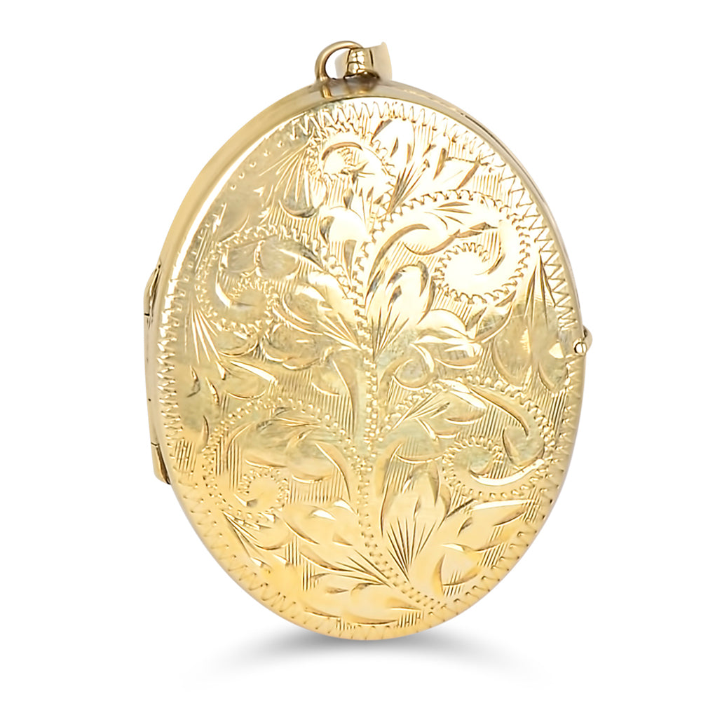 9ct Large Oval Shape Family Locket N.V. £1,200