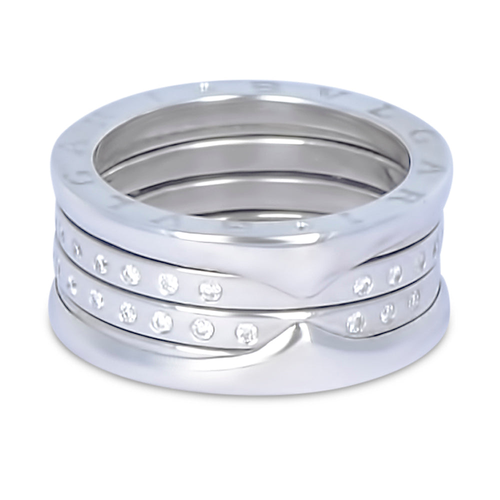 18ct White Gold Bvlgari Ring N.V. £4,000