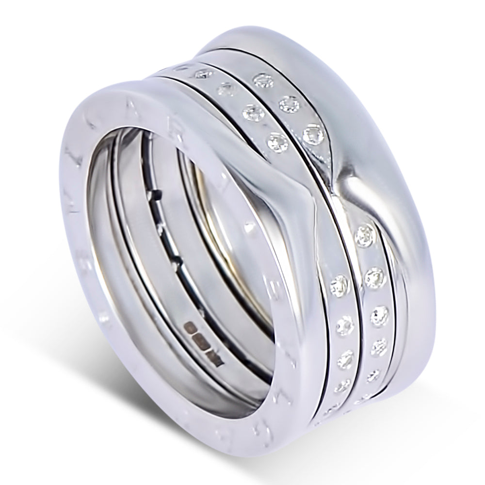 18ct White Gold Bvlgari Ring N.V. £4,000