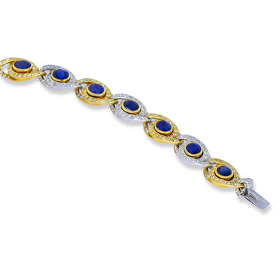 18ct Sapphire & Diamond Bracelet N.V. £16,000