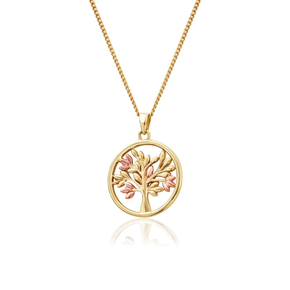 Tree of Life® Gold Circle Pendant