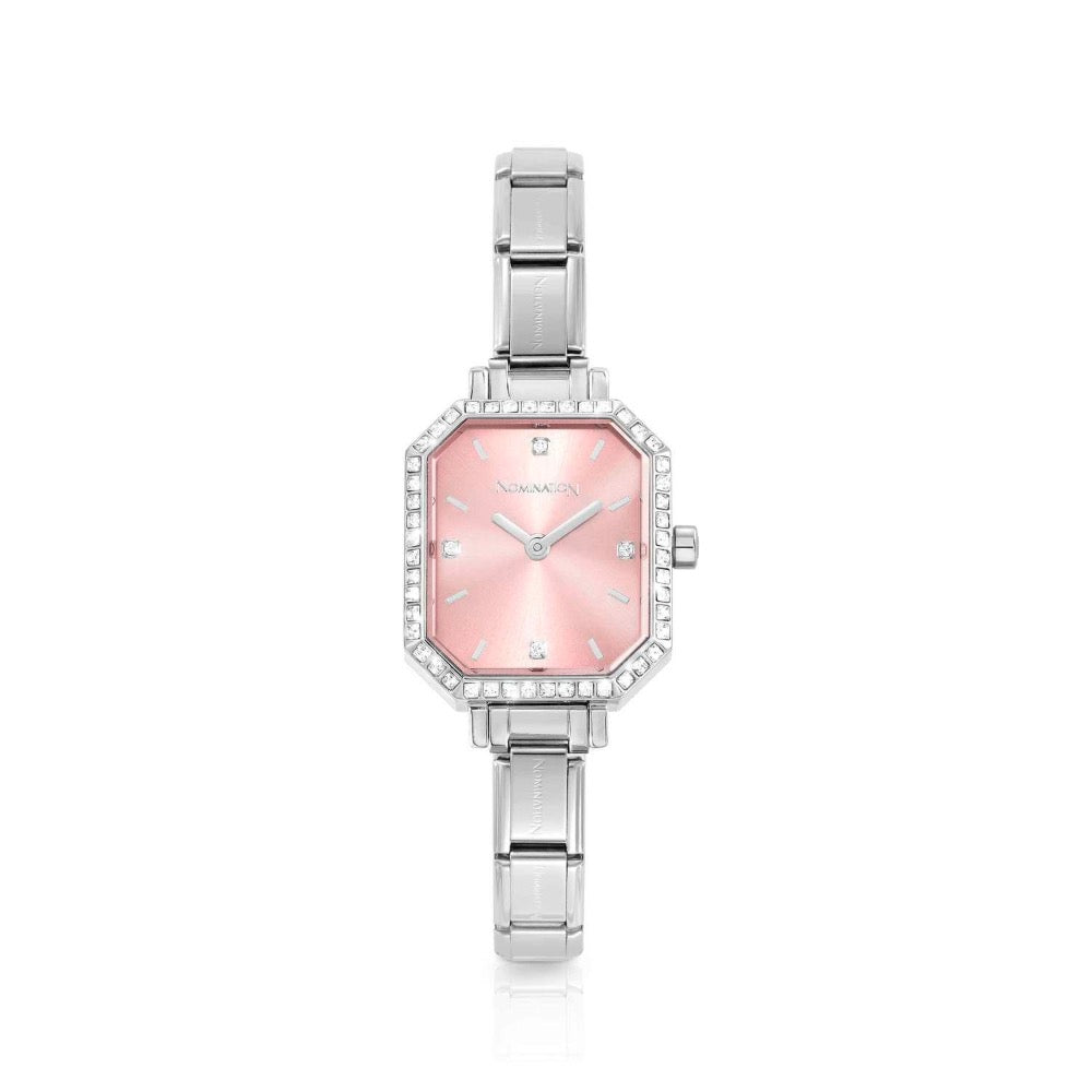 Nomination Pink CZ Watch