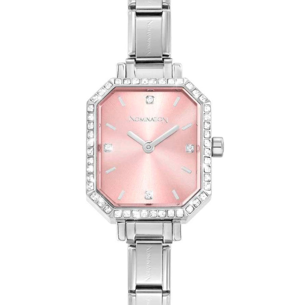 Nomination Pink CZ Watch