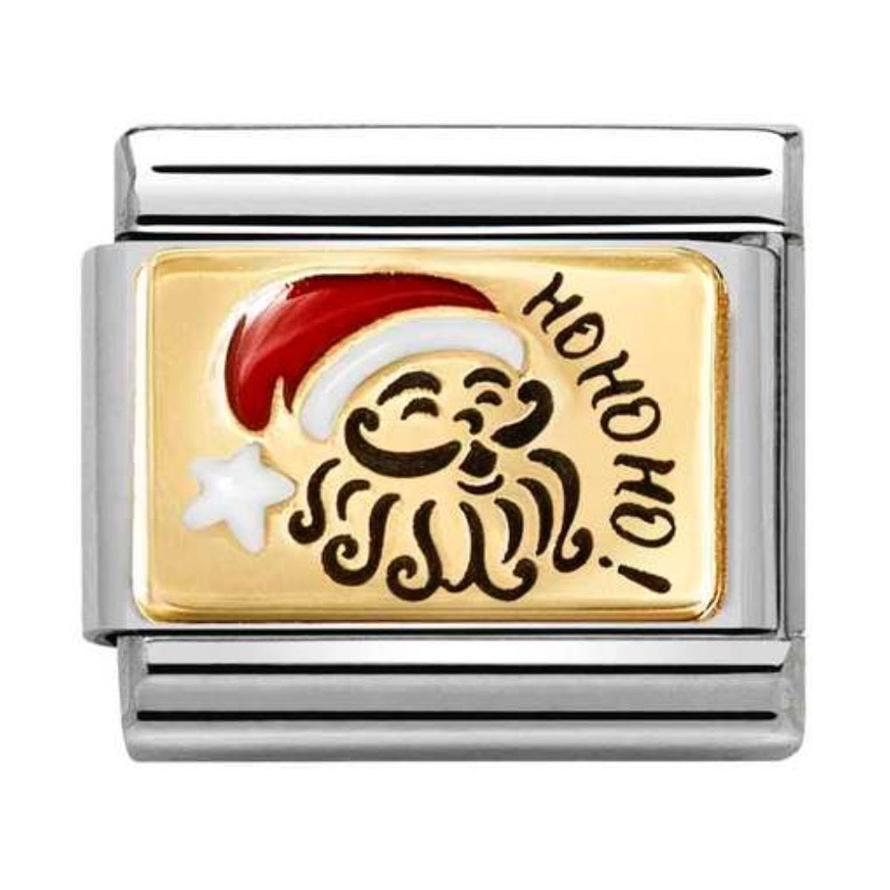 Classic Gold HO HO HO Charm