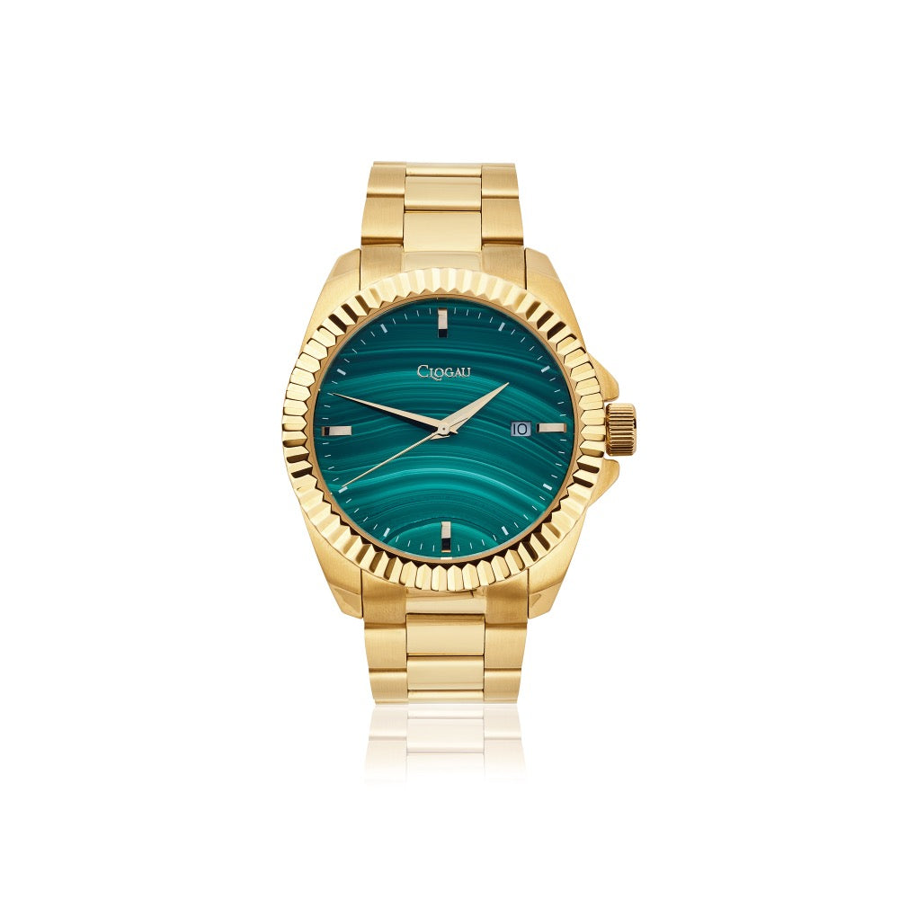 Mens Clogau Malachite Watch