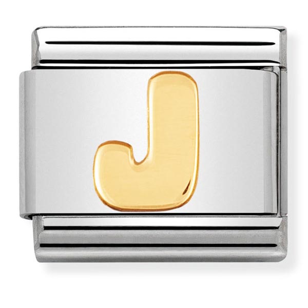 Classic Gold Letter J Charm