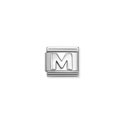Silvershine Initial "M" Charm