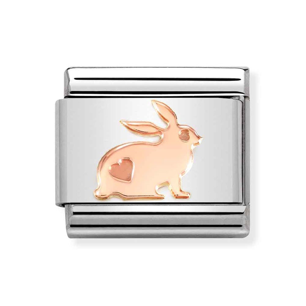 Nomination Rose Gold Rabbit Charm